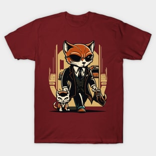 Gangster Cat T-Shirt